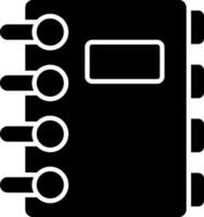 Isolated black and white file or document icon in flat style. vector