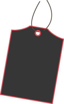 Hang tag or label design.