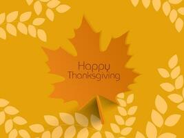 Happy Thanksgiving Background. vector