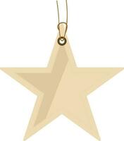 Badge Colour Star Tag or Label. vector