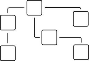 Flat illustration of Sitemap. vector