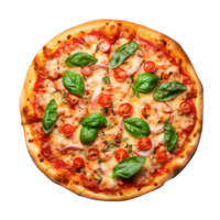 Pizza isolato. illustrazione ai generativo png