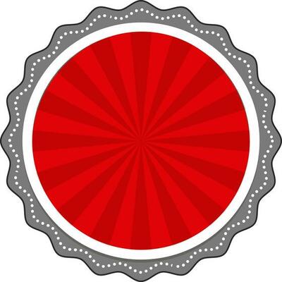 Illustration of a vintage frame style.