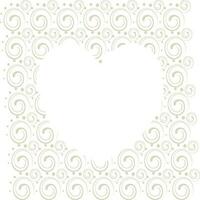 Seamless swirl elements decorated background. vector