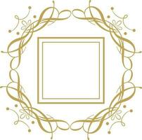 Creative artistic frame design. vector