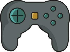 Flat Illustration Of Game Console Icon. vector