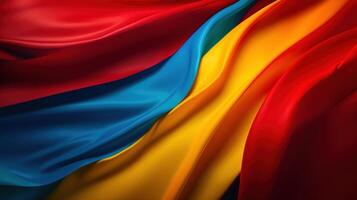 Colombia independence day, national colored flag close up background. . photo