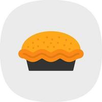 Pie Vector Icon Design