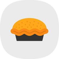 Pie Vector Icon Design