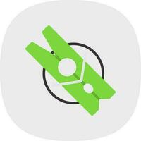 Clothes peg Vector Icon Design