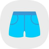 Swim shorts Vector Icon Design