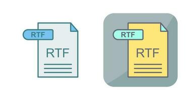 RTF Vector Icon