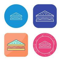 Unique Sandwich Vector Icon