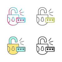 Unlock Vector Icon