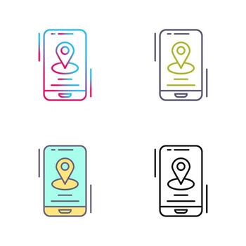 icono de vector de mapa
