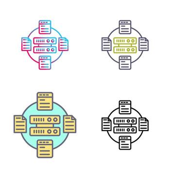 icono de vector de servidor