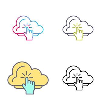 Cloud Computing Vector Icon