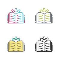 Open Book Vector Icon