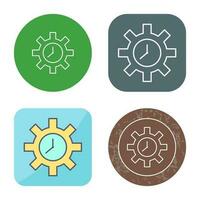 Unique Time Optimization Vector Icon