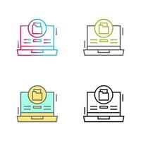 Data Storage Vector Icon