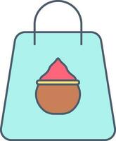 Vector Illustration Of Shopping Bag.