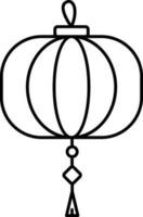 Chinese Lantern Icon vector