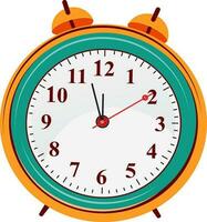 Colorful alarm clock icon or symbol. vector