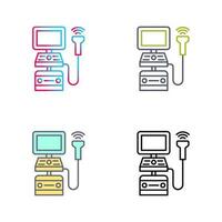 Ultrasound Machine Vector Icon