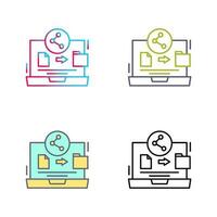 File Share Vector Icon