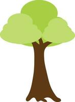 Illustration of tree icon for eco concept. vector