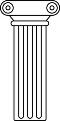 Award column icon in cinema concept.