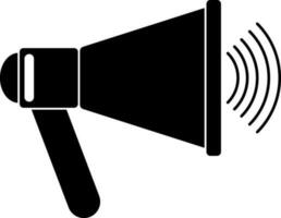 Megaphone icon for speaking concept. vector