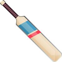 Isolated icon of cricket bat. vector