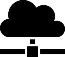 Cloud computing icon. vector