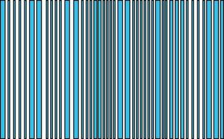 Blue and black bar code on white background. vector