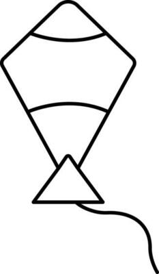 Illustration of Kite Icon In Flat Style.