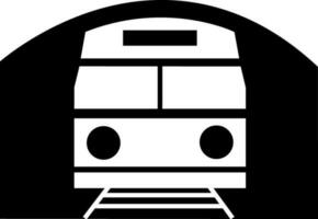 plano estilo ilustración de tren. vector