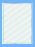 Sky blue frame design background. vector