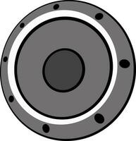 Illustration of audio speaker. vector