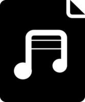 MP3 File icon in flat style. vector