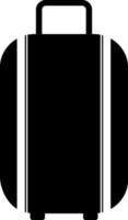 Vector suitcase sign or symbol in flat style.
