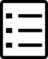 Flat style icon of a document. vector