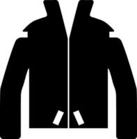 Flat illustration of a jacket. vector