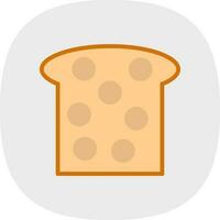 diseño de icono de vector de tostadas