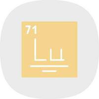 Lutetium Vector Icon Design