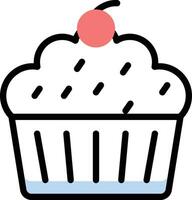 cupcake vector illustration on a background.Premium quality symbols.vector icons for concept and graphic design.