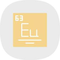 Europium Vector Icon Design