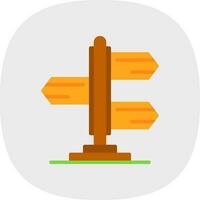 Sign post Vector Icon Design