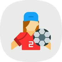 Football player Vector Icon Design