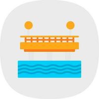 Pier Vector Icon Design